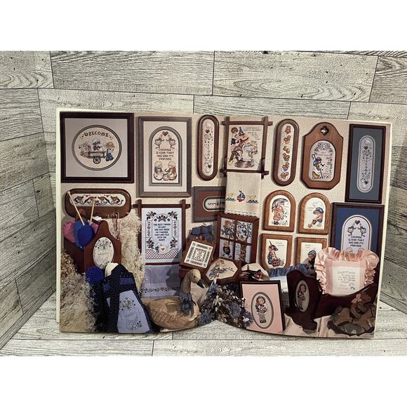 Cross Stitch Pattern Book Lot Country Whittenburg Wedding Samplers Inspirational - Picture 8 of 11